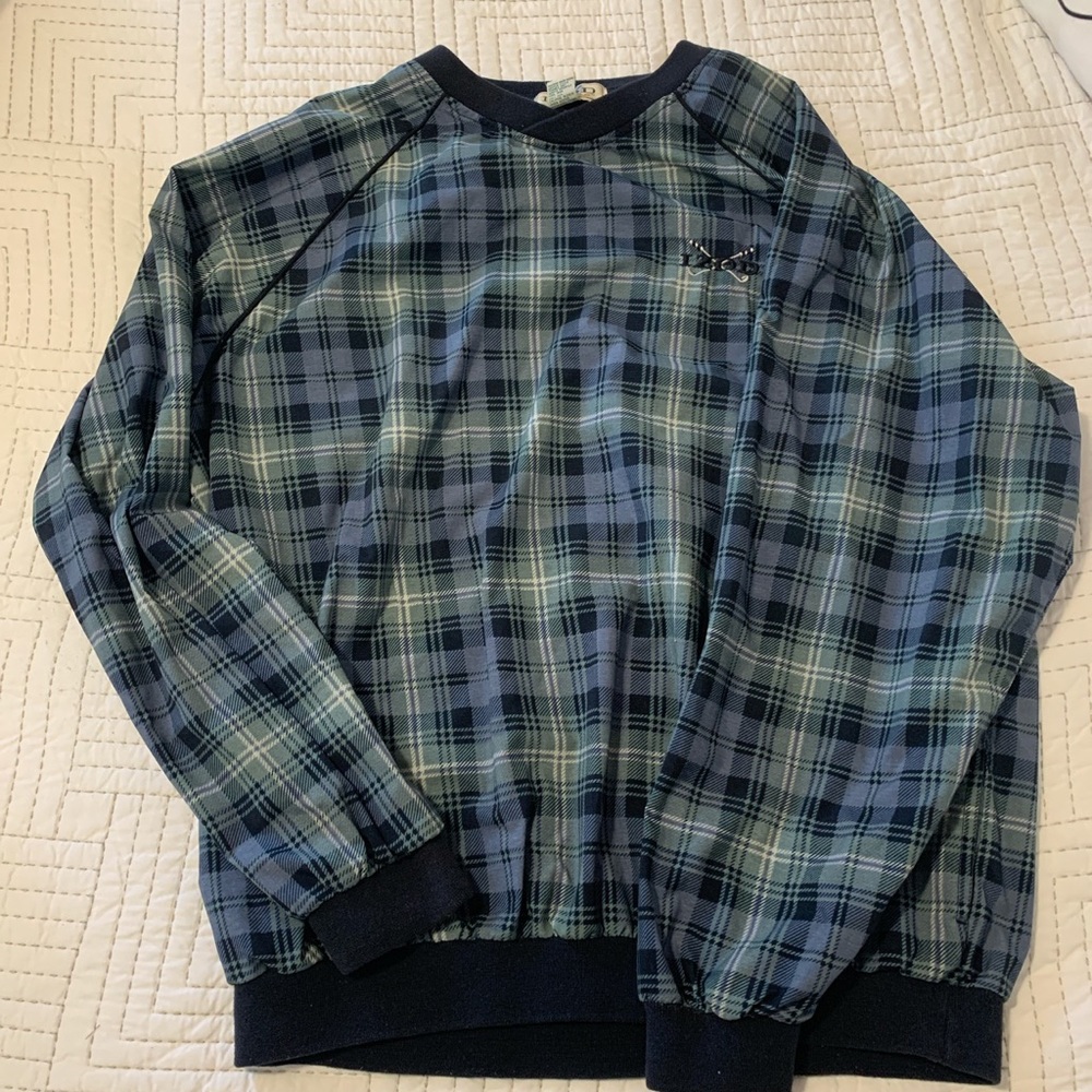 Vintage IZOD Plaid Windbreaker